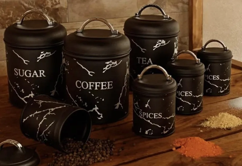 خرید سرویس آشپزخانه مشکی