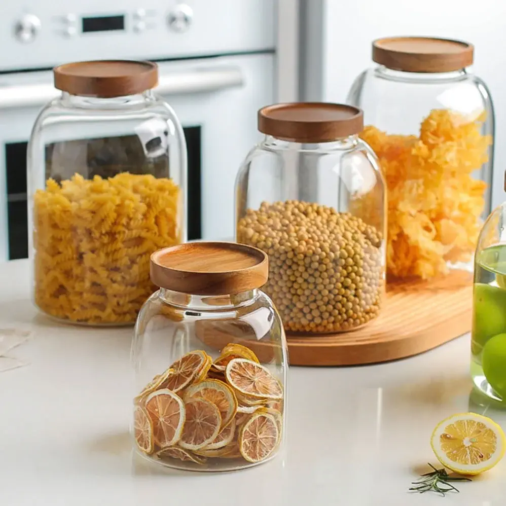 قیمت ظرف شیشه ای درب دار