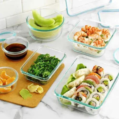 انواع ظروف شیشه ای