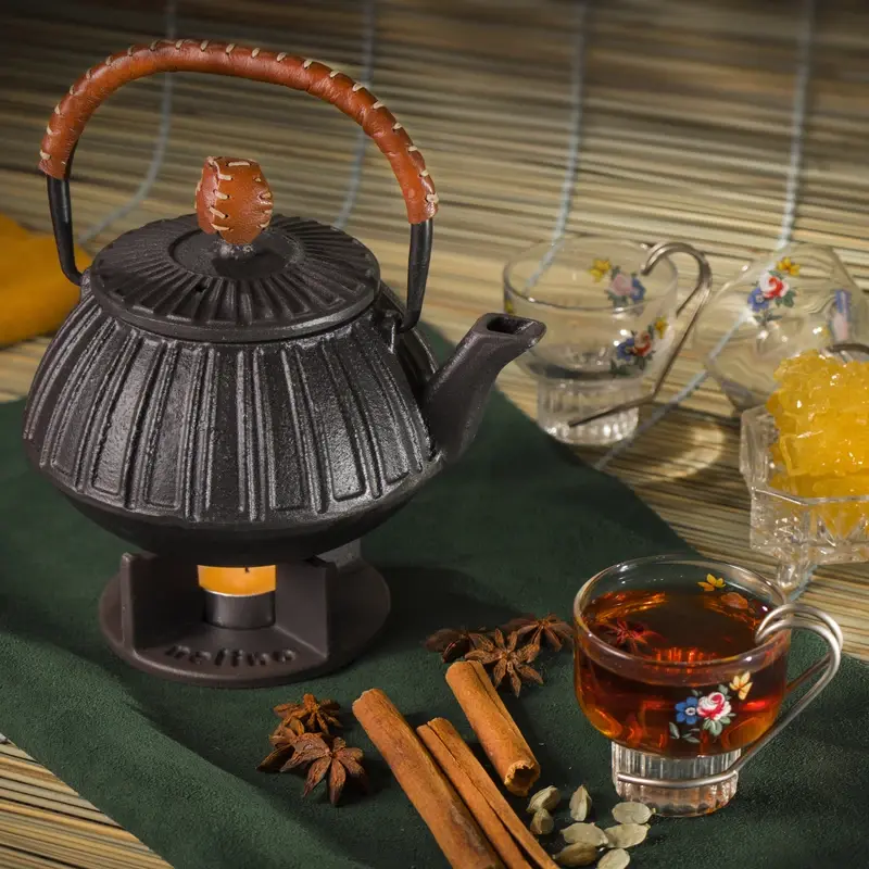 طعم دلچسب چای و دمنوش با خرید قوری چدنی اصل