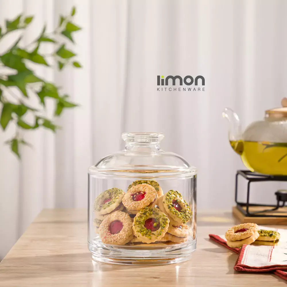 شکلات خوری شیشه ای لیمون